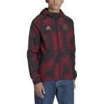 adidas germany 2022 dna windbreaker (black/tactile gold met,medium)