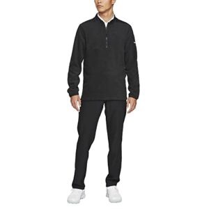 Nike Men's Victory Therma 1/2 Zip Pullover (as1, alpha, s, regular, regular, Black/White, Small)