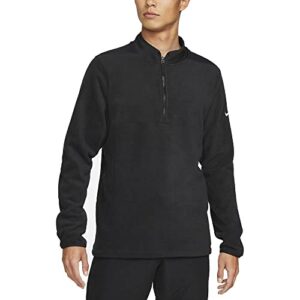 Nike Men's Victory Therma 1/2 Zip Pullover (as1, alpha, s, regular, regular, Black/White, Small)