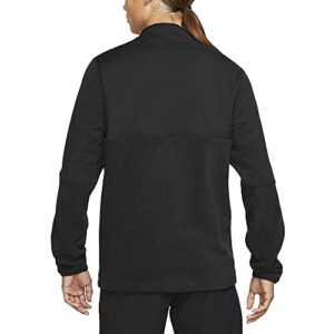 Nike Men's Victory Therma 1/2 Zip Pullover (as1, alpha, s, regular, regular, Black/White, Small)