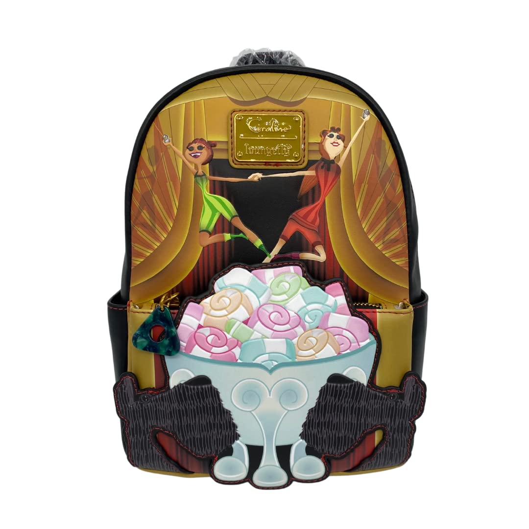 Loungefly Exclusive Laika Coraline Miss Spink and Miss Forcible Double Strap Shoulder Bag