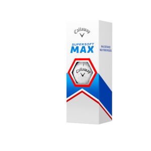 Callaway Supersoft Max Golf Balls 12B PK (2023 Version, White)