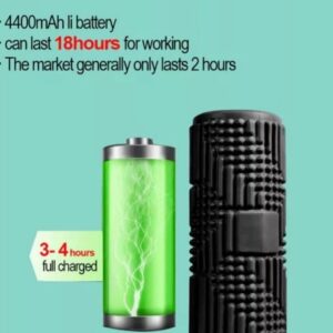 Vibrating Foam Roller 5-Speed, Next Generation Electric Foam Roller for Muscle Relaxation, Fitness Deep Tissue Massage Foam Roller for Post-Workout.