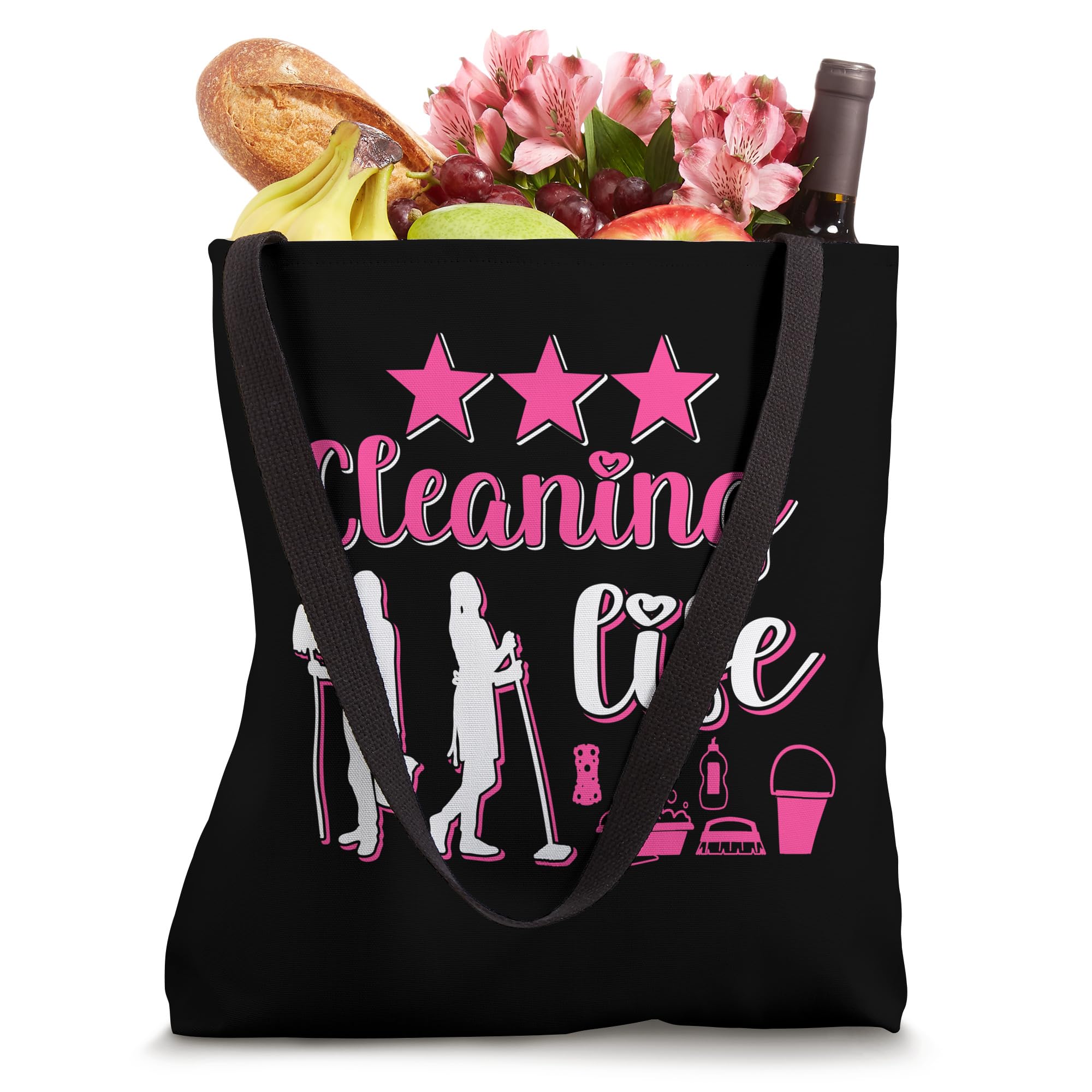 Housekeeper Maid Service Cleaning Life Cleaning Lady Tote Bag