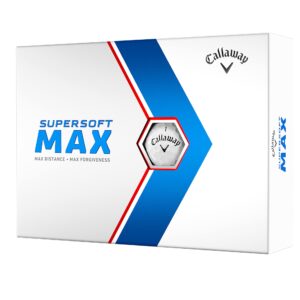 Callaway Supersoft Max Golf Balls 12B PK (2023 Version, White)