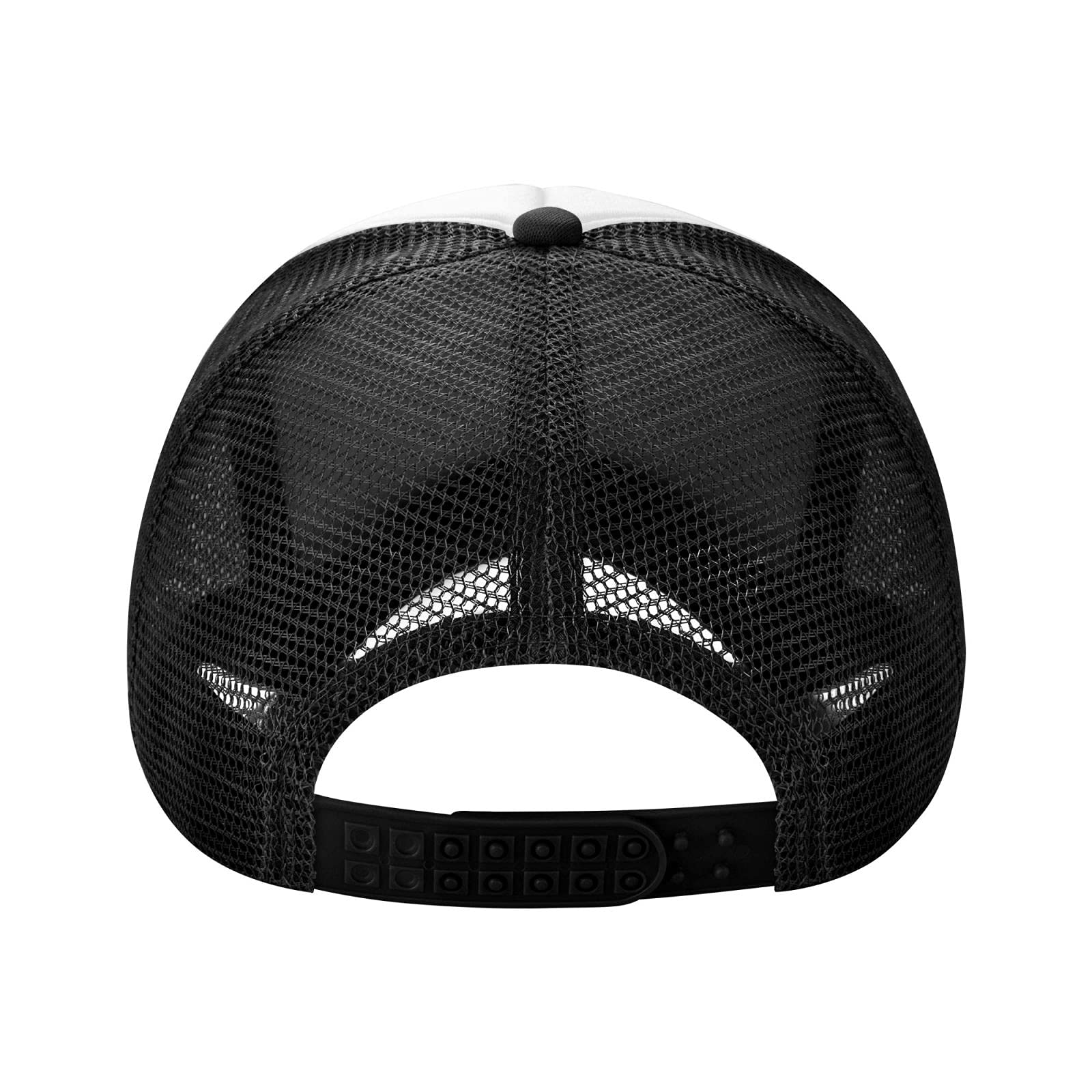 Custom Hat Design Your Own, Personalized Classic Hats for Men Women,Snapback Baseball Mesh Cap Dad for Outdoor Adjustable Black