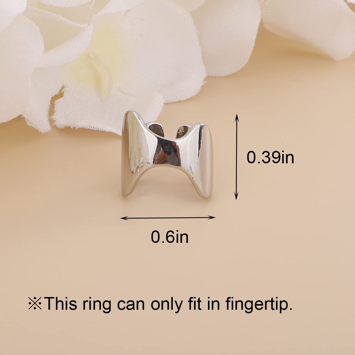 Rumtock Boho Finger Knuckle Silver Ring Jewelry Simple Fashion Ring for Women Girls