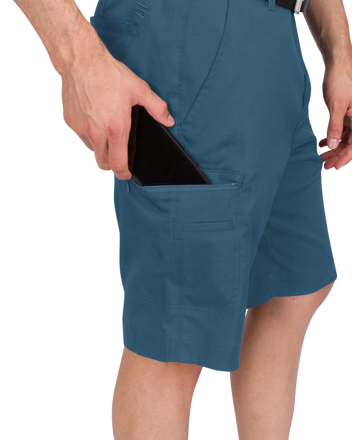 Cargo Golf Shorts for Men - Dry Fit, Large Pockets, Lightweight, Moisture Wicking, 4-Way Stretch