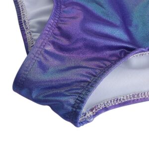 Hotfiary Girls Gymnastics Leotards Shiny Diamond Sleeveless/Long Sleeve Ballet Dance Unitard One Piece Outfit for Gymnastic