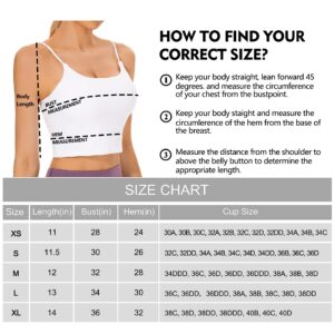 Tandisk Women Padded Sports Bra Fitness Workout Running Shirts Yoga Tank Top Vintage Purple M