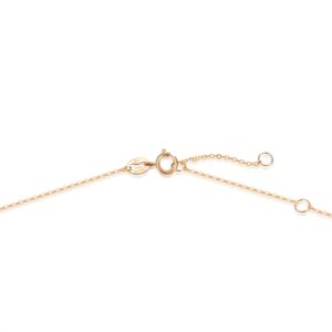 CHOW SANG SANG Delicate Gold 18K Rose Solid Gold Intertwined Circle, Loops Necklace for Women 91873U | 18.5 Inches, (47 CM)