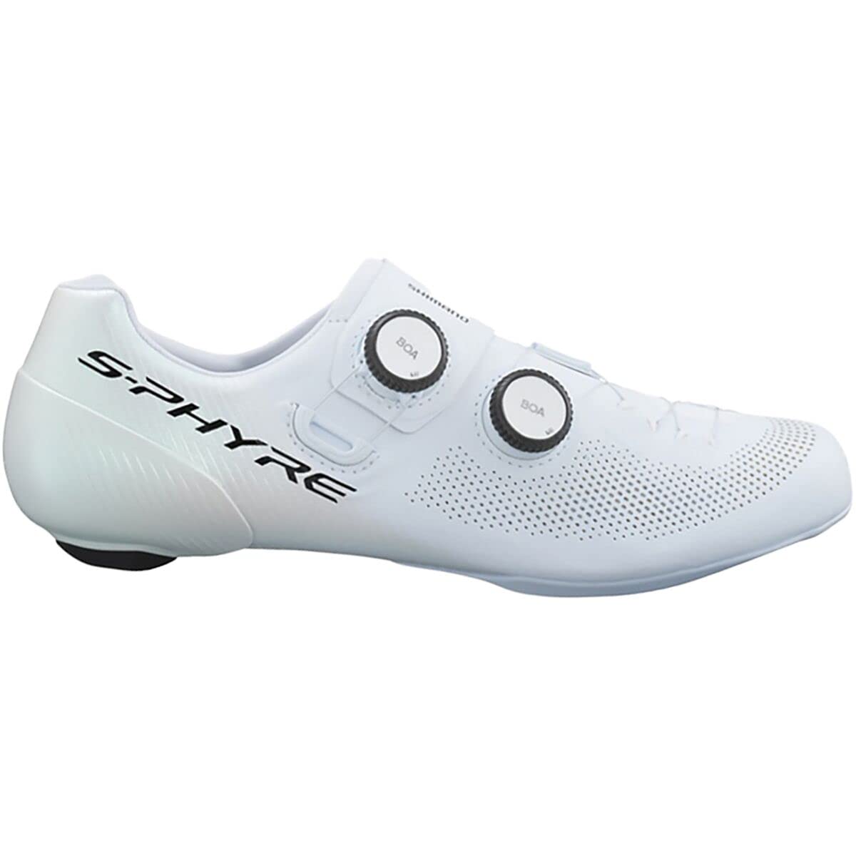 SHIMANO RC903 S-PHYRE Wide Cycling Shoe - Men's White, 43.0