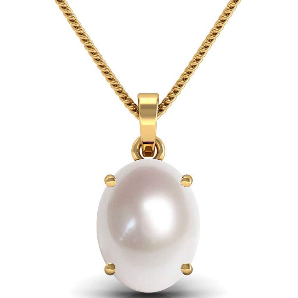 Tongari 6.25 Ratti South Sea Pearl Pendant Original Certified Moti Locket Astrological panchhdhaatu