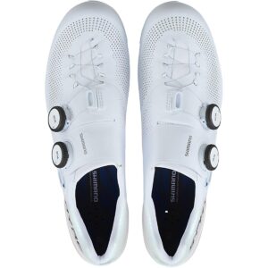 SHIMANO RC903 S-PHYRE Wide Cycling Shoe - Men's White, 43.0