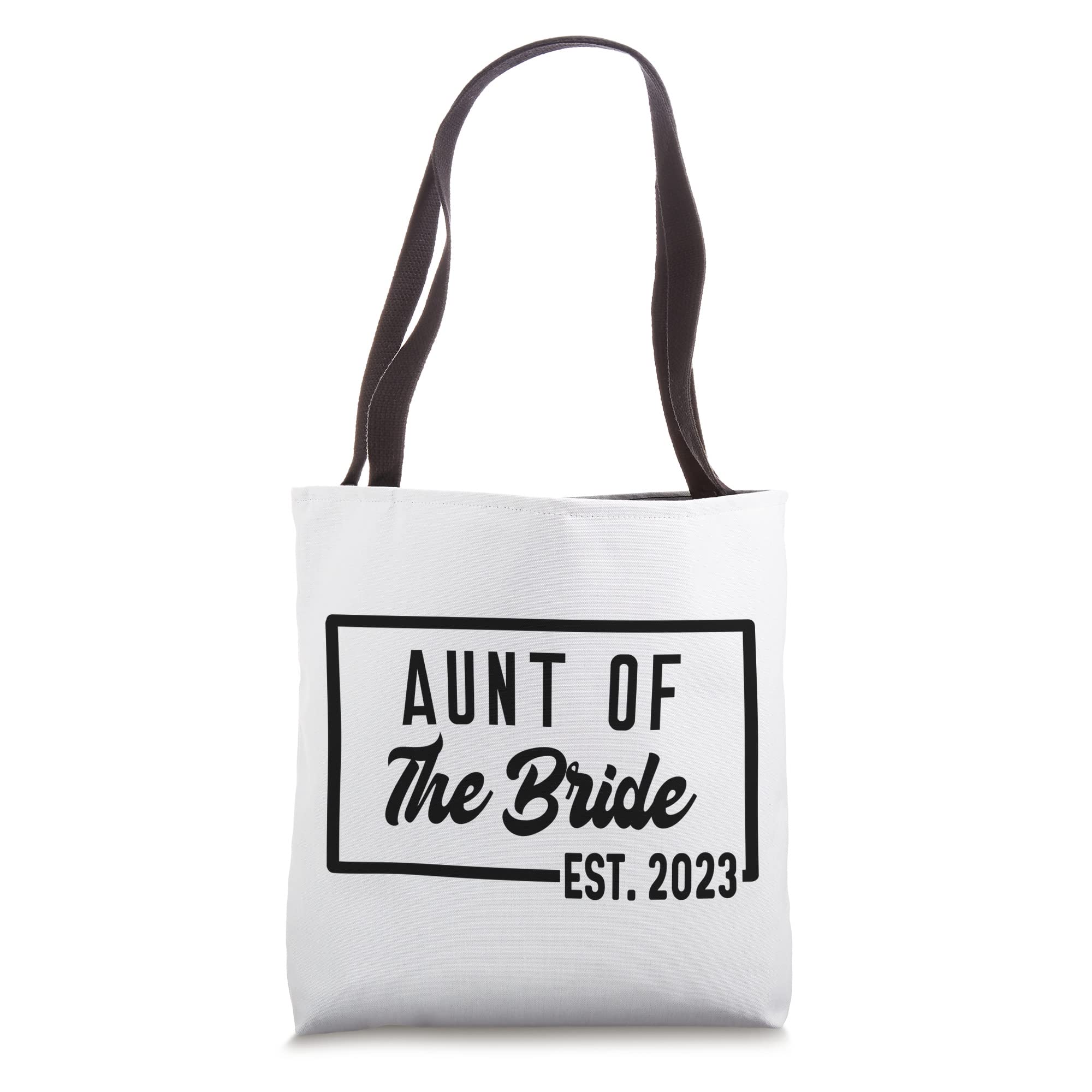 Aunt of the Bride Est 2023 Established Cute Party Shower Tote Bag