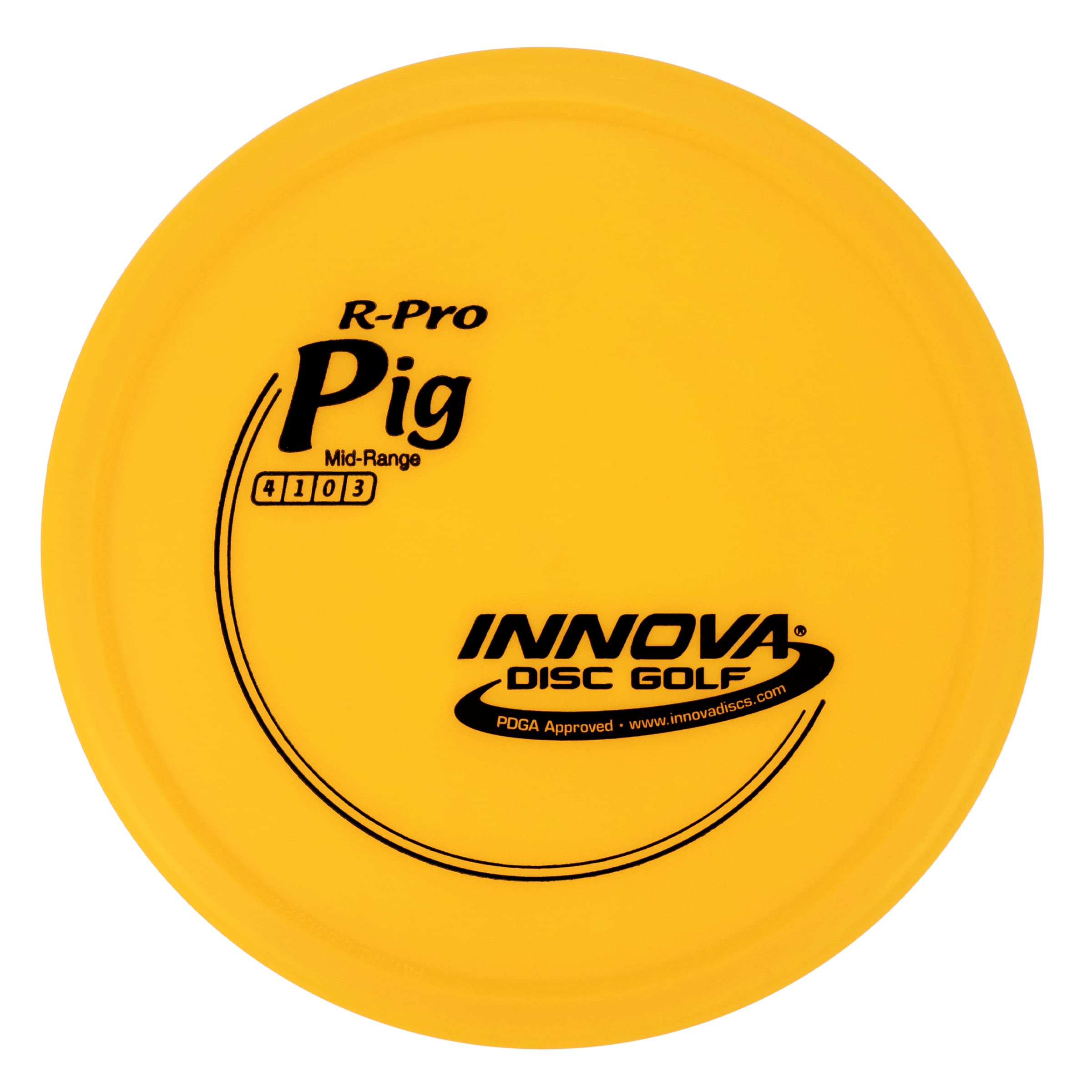 Innova Discs R-Pro Pig Mid-Range – Disc Golf Approach and Mid-Range Disc (Colors Will Vary) (173-175g)