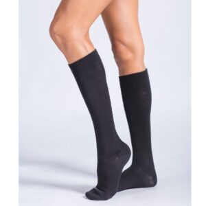 ja vie JAVIE 80% Merino Wool Ultra Soft 15-20mmHg Graduated Compression Socks for Women & Men Large