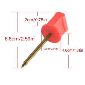 20pcs Archery 2.5inch Target Face Pins Manganese Steel Target Pins Fix Paper Face Foam Straw Targets