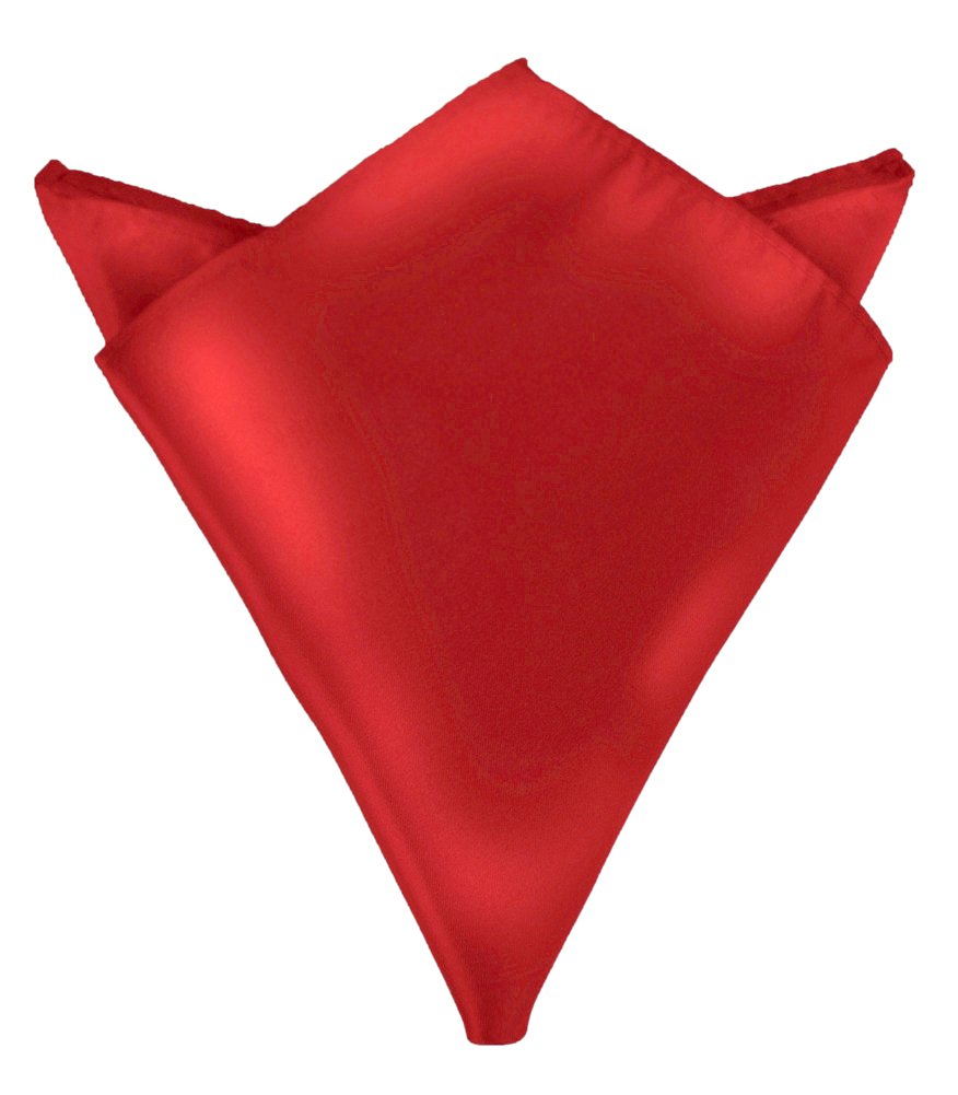 Moda Di Raza, Pocket square, Satin Finish Hanky, Men Handkerchiefs, Red handkerchief