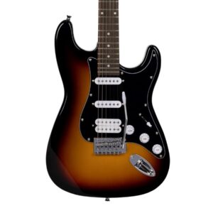 Monoprice 6 String Solid-Body Electric Guitar, Right (610036), Sunburst