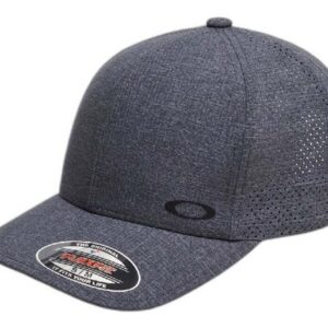 oakley aero heathered ff trucker hat, dark grey hthr