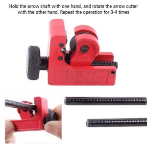 Mini Arrow Tube Cutter, Portable Alloy Steel Archery Tubing Cutter for 3-22mm Arrow