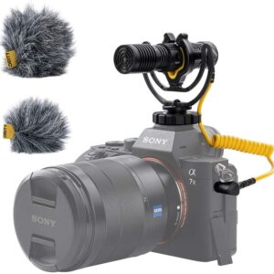 Deity V-Mic D4 DUO Dual Capsule Directional Shotgun Microphone Condenser Recording Microphone for DSLR IpadOS Computers Smartphones