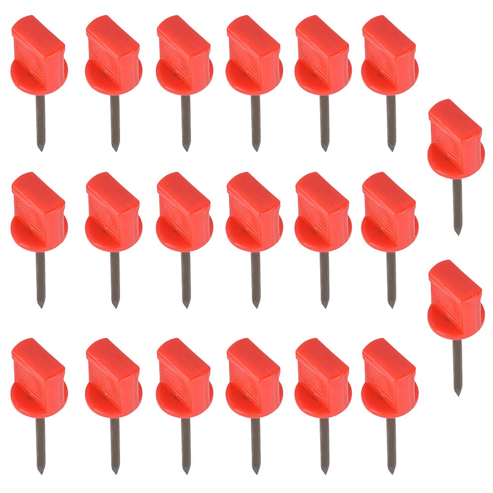 20pcs Archery 2.5inch Target Face Pins Manganese Steel Target Pins Fix Paper Face Foam Straw Targets