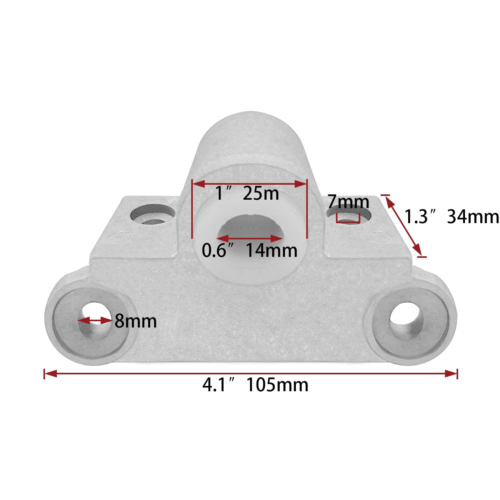 ISURE MARINE 2Pcs Aluminum Boat Oar Lock Sockets Rowboat Fishing Duck Jon Boat Right Angle Gunwale Style