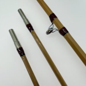 New Bamboo Fly Rod with Nickel Silver Downlocked Reelseat and Agate Strip Guide. (8'0" #6)