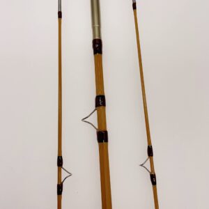 New Bamboo Fly Rod with Nickel Silver Downlocked Reelseat and Agate Strip Guide. (8'0" #6)