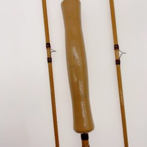 New Bamboo Fly Rod with Nickel Silver Downlocked Reelseat and Agate Strip Guide. (8'0" #6)