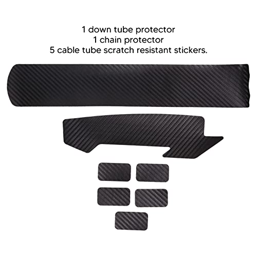 Uxsiya Bike Chain Protector Sticker, Lightweight Bike Frame Chain Guard Scratch Proof for Road Bike