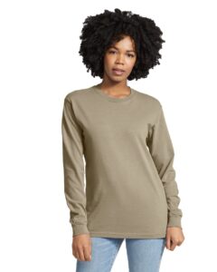 comfort colors adult long sleeve tee, style 6014 (sandstone, 3x-large)