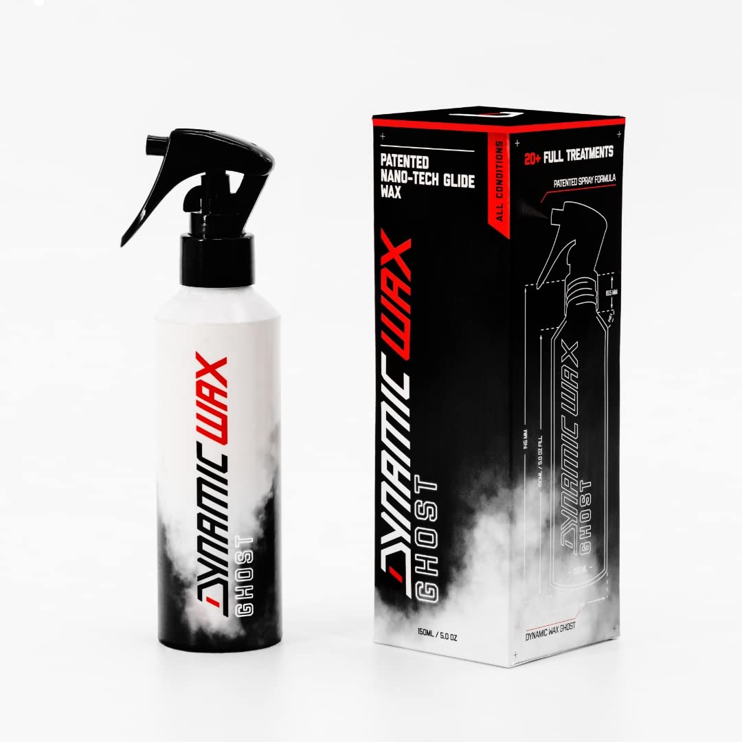 Dynamic Wax Ghost Glide Wax Ski/Snowboard Nano-tech Wax - Easy to Use - All temperatures - Eco Friendly - 150ml Spray Wax