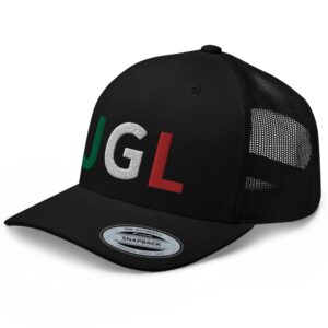 rivemug jgl embroidered trucker hat, chapo guzman cap chapito 701 snapback hat adjustable hat black