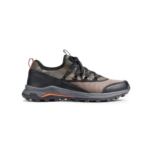 BASS OUTDOOR Men's Trek Ultralite Hiker Hiking Shoe, GRN CAMO/BLK, 9.5