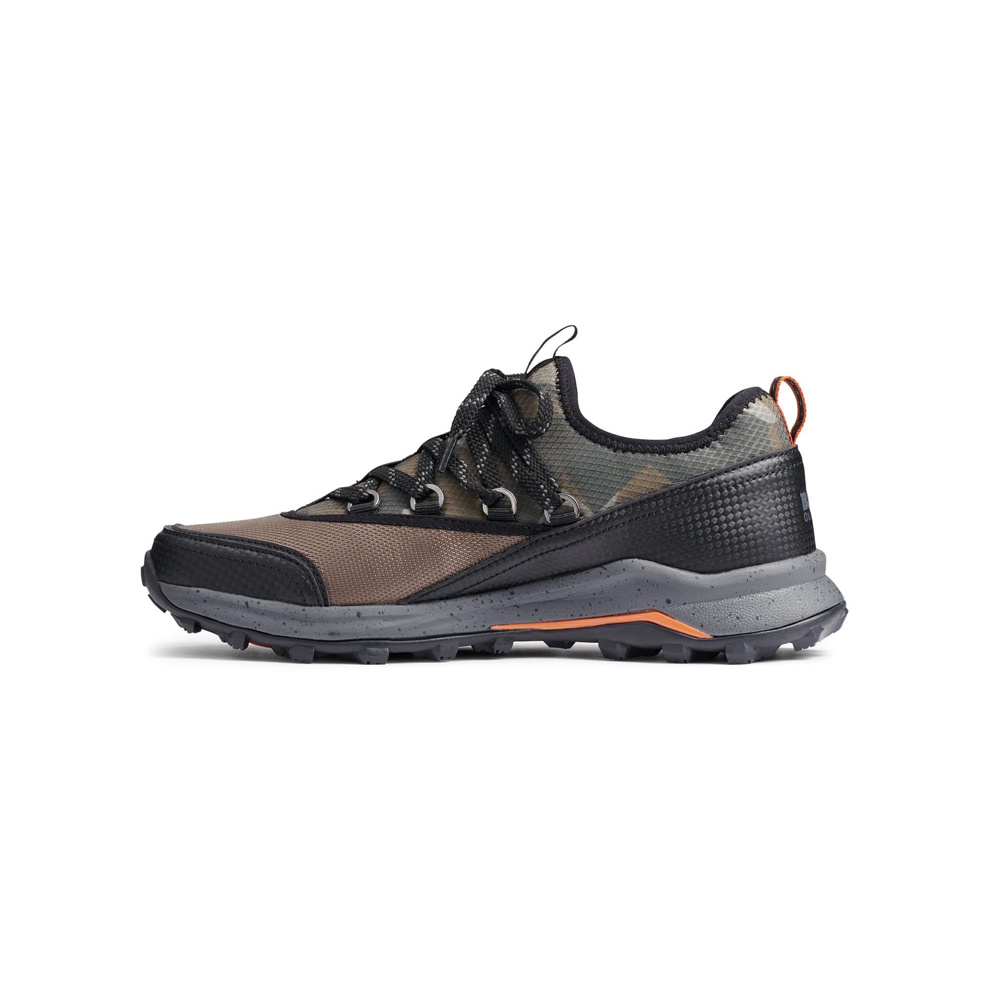 BASS OUTDOOR Men's Trek Ultralite Hiker Hiking Shoe, GRN CAMO/BLK, 9.5