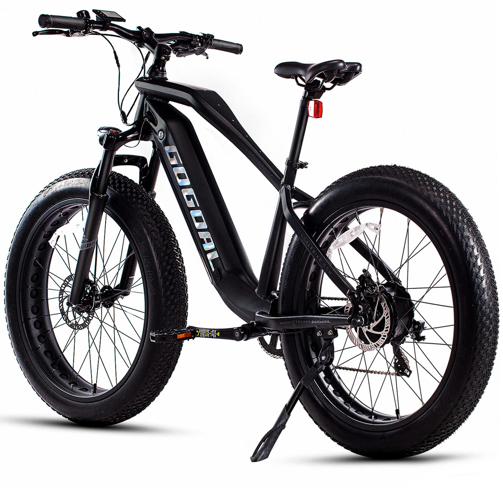 Electric Bike for Adults 750w 48v 15ah Removable Larger Battery 26'' Fat Tire Electric Mountain Bikes Snow Beach E Bike /Shimano 7-Speed E Bike/ 45-60Miles Motorized Bicycle and UL Certified Black