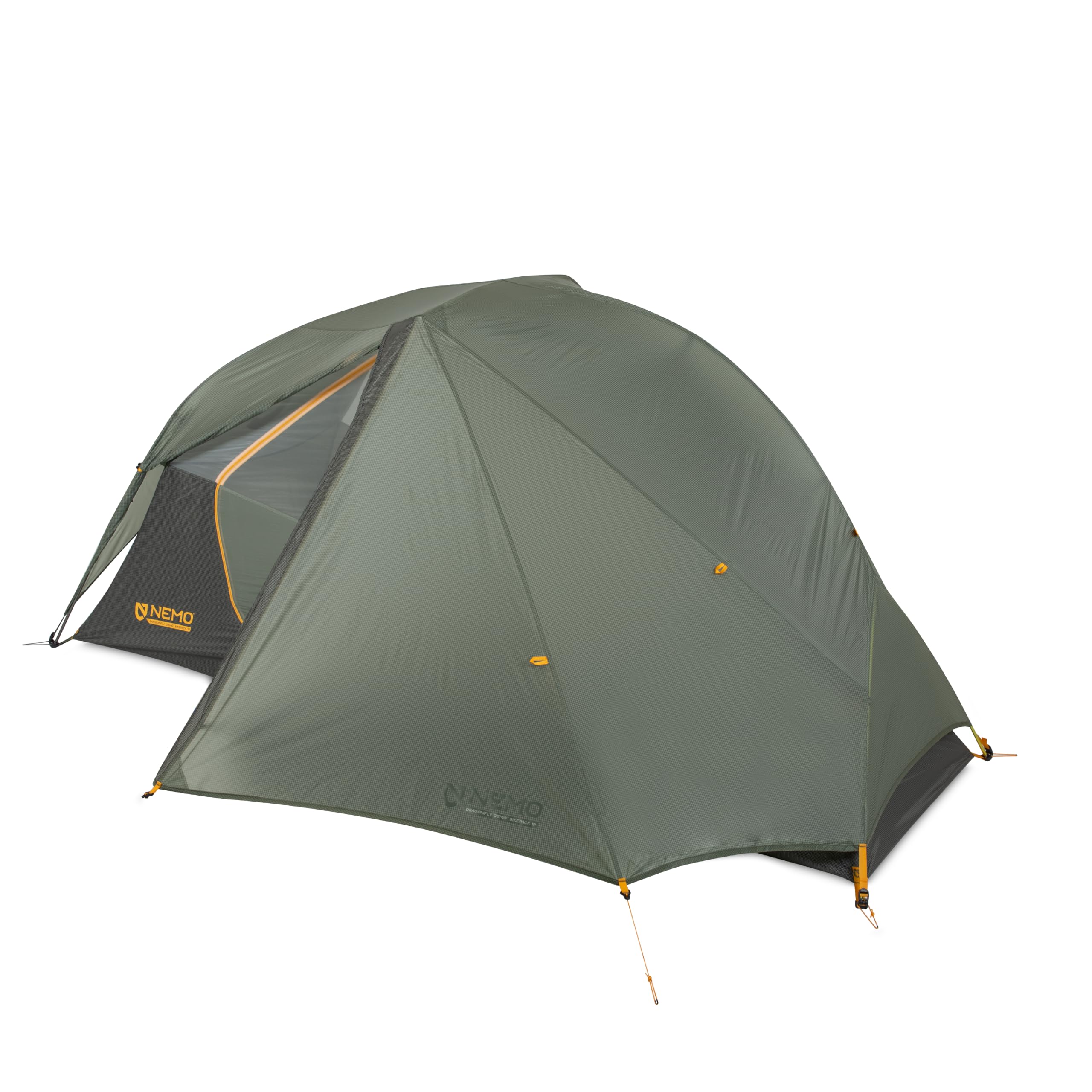 NEMO Dragonfly OSMO Ultralight Bikepacking Tent - 1-Person - Marsh/Boreal