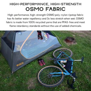 NEMO Dragonfly OSMO Ultralight Bikepacking Tent - 1-Person - Marsh/Boreal