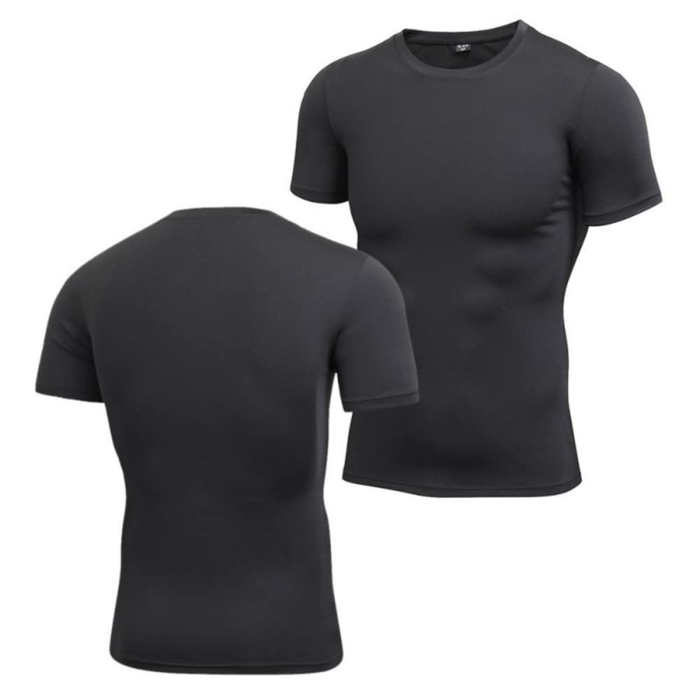 Valcatch Men's Compression Shirts Short Sleeves T-Shirt Athletic Quik Dry Base Layer for Running Workout Hiking Cycling