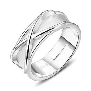 Anime Super Black GK Time 925 Sterling Silver Finger Ring Earring Fashion US 5,6,7