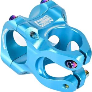 ZECHAO Road Bike Stem,Bike Stem CNC Ultralight Bike Handlebar Stem 31.8 * 35mm Mountain Stem XC AM DH FR Mountain Road Bike Stem Bike Stem (Color : Blue, Size : 31.8 * 35mm)