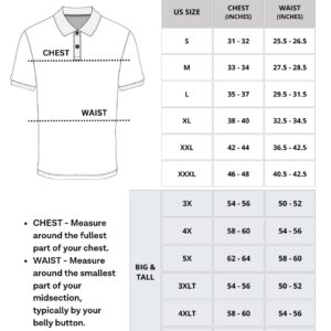 3 Pack: Men's Cotton Pique Men Quick Dry Fit Mens Polo Shirt Short Sleeve Button Collared Work Dress Tee Golf Tennis Clothing Active Wear Athletic Performance Tech Casual Dri-Fit T Shirts,Set 3-M