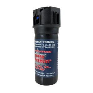 Pepper Enforcement PE510M-FT Splatter Stream Pepper Spray - Maximum Strength 10% OC Formula - Emergency Self Defense Personal Protection (Pack of 3)