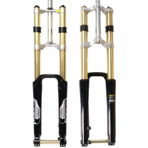 bucklos 26 27.5 29 mtb bike suspension fork 180mm travel, bicycle magnesium alloy downhill forks 20mm axle, 1-1/8" threadless mountain bikes fork