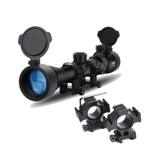 BESTSIGHT 3-9X40 Rifle Scope with Scope Rings