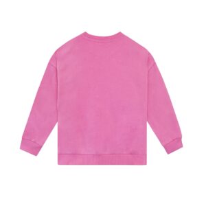 Barbie Girls' Sequined Sweatshirt Kids Long Sleeve Sweater 6 Pink