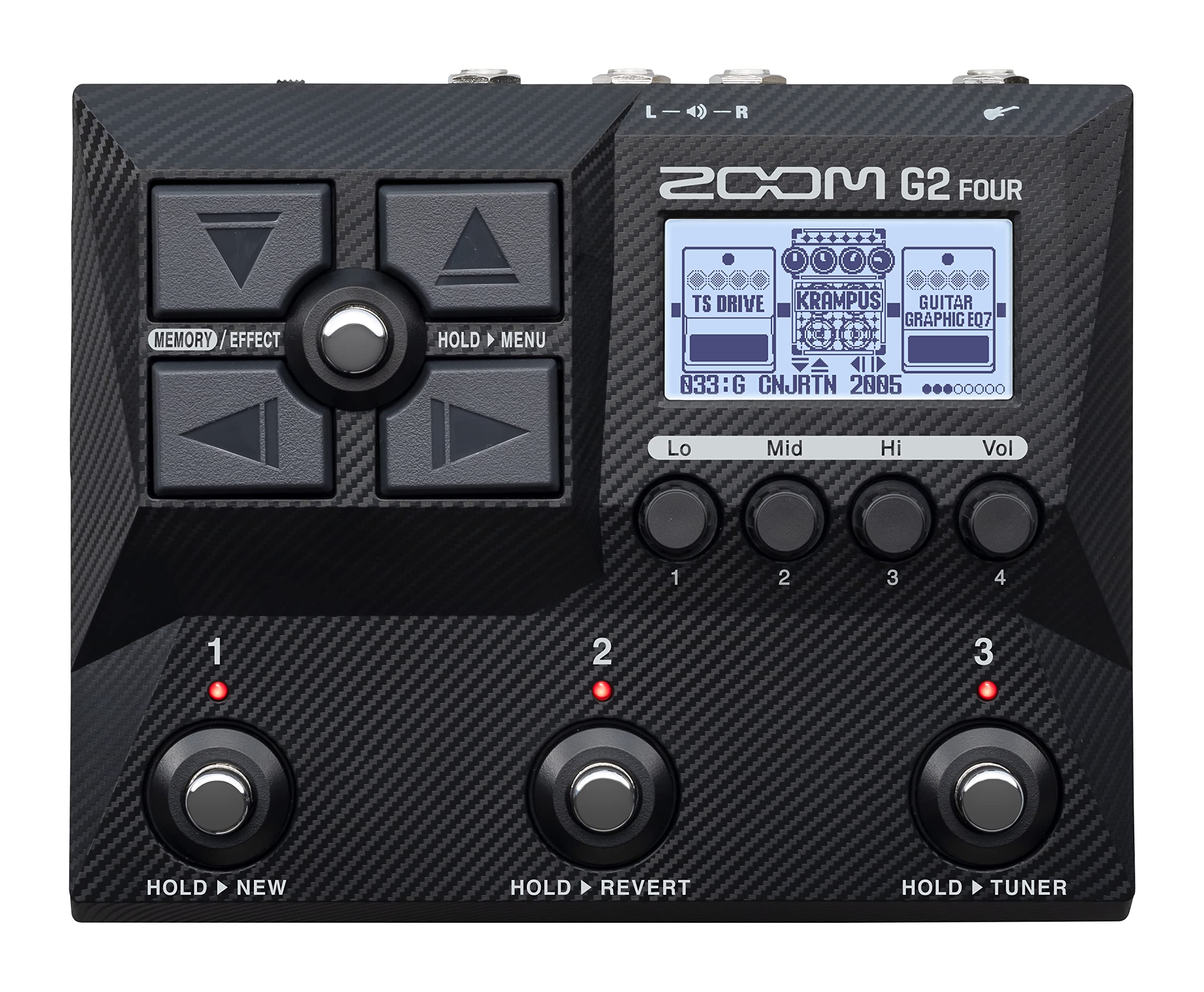 Zoom G2 Four Guitar Multi-Effects Processor, Multi-Layered IR’s, Amp Modeling, 75+ Built-in Effects, Looper, Rhythm Section, Tuner, Audio Interface, Lightweight